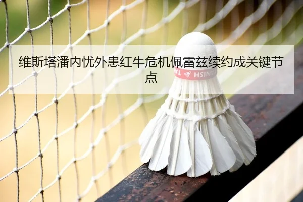 维斯塔潘内忧外患红牛危机佩雷兹续约成关键节点